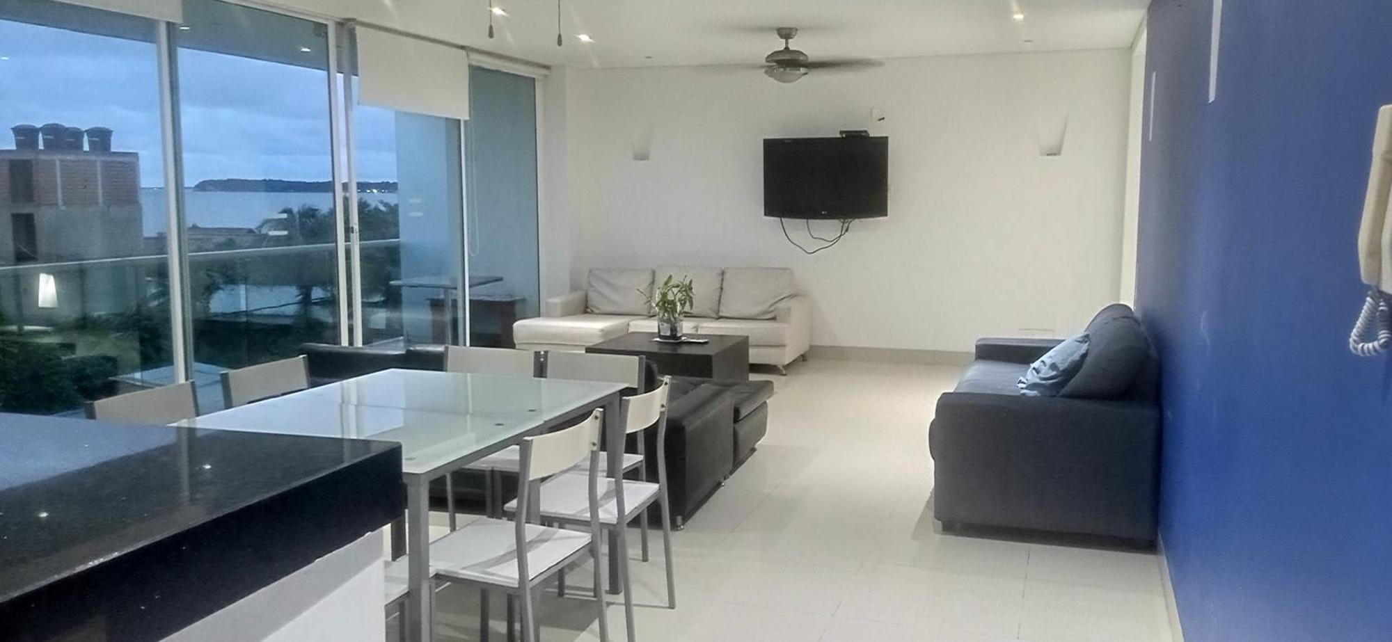 Apartamento Luxury Azul Beach La Boquilla Lägenhet Cartagena Exteriör bild