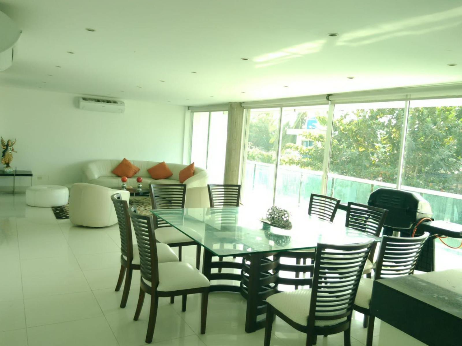 Apartamento Luxury Azul Beach La Boquilla Lägenhet Cartagena Exteriör bild